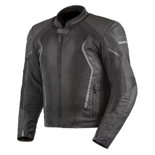 Rjays Sector Black/Grey Textile Jacket [Size:XS]