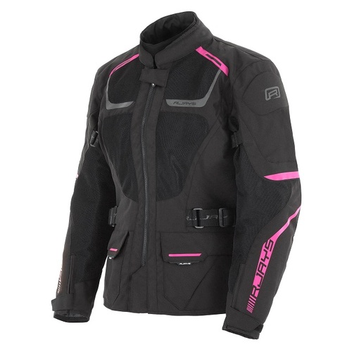 Rjays Tour Air 2 Black/Pink Womens Textile Jacket [Size:8]