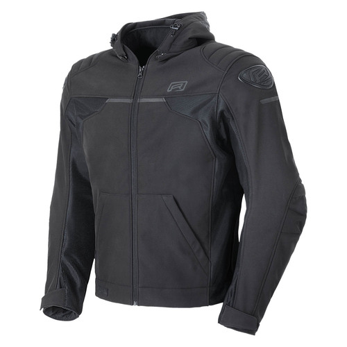 Rjays Mission Black Textile Hoodie Jacket [Size:SM]