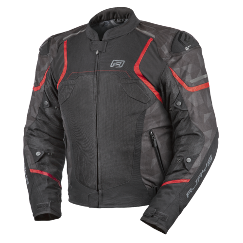 Rjays Pace Airflow Black/Night Ops Camo Textile Jacket [Size:XS]