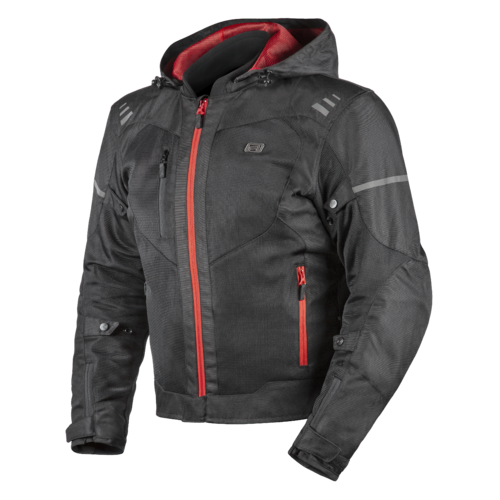 Rjays Tracer 2 Air Black Textile Jacket [Size:SM]
