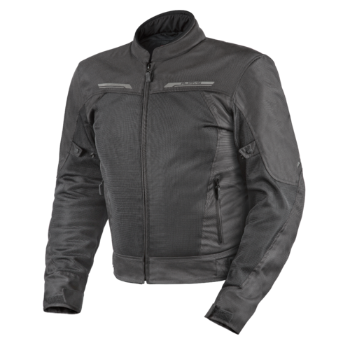 Rjays Zephyr Black Textile Jacket [Size:SM]