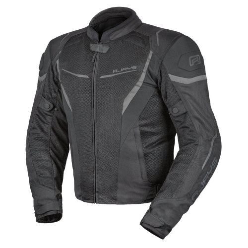 Rjays Swift III Black/Grey Textile Jacket [Size:XS]