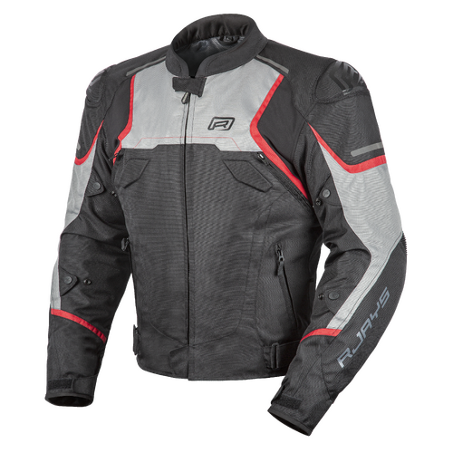 Rjays Pace Black/Primer Grey Textile Jacket [Size:MD]
