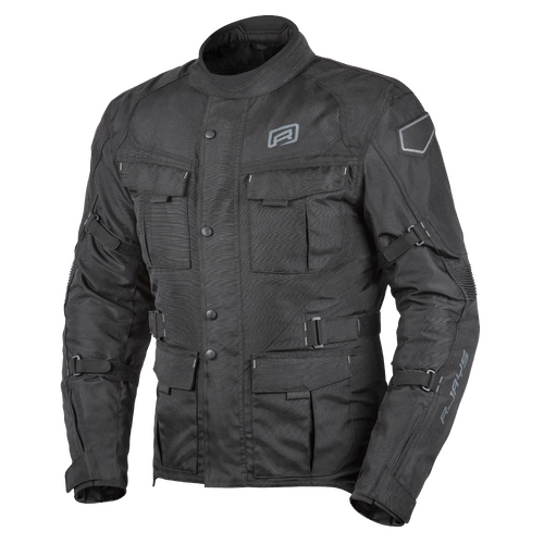 Rjays Venture Black/Black Textile Jacket [Size:SM]