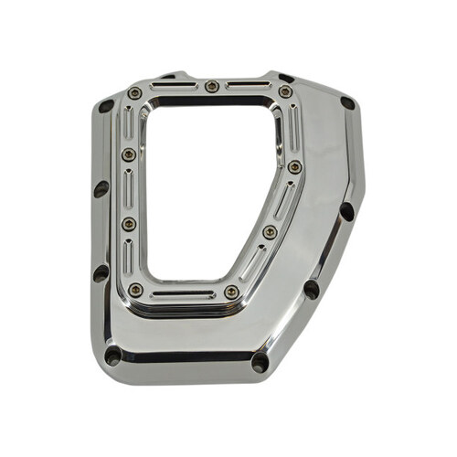 Trask Performance TP-TM-017CH Assault Clear Cam Cover Chrome for Twin Cam 01-17