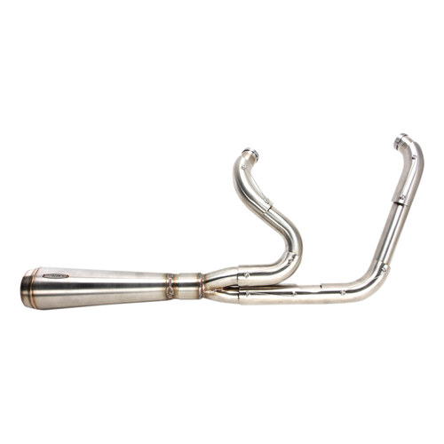 Trask Performance TP-TM-5021 Assault 2-into-1 Exhaust Stainless Steel for Dyna 91-05