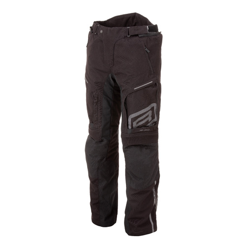 Rjays Adventure Black/Black Short Leg Textile Pants [Size:MD]