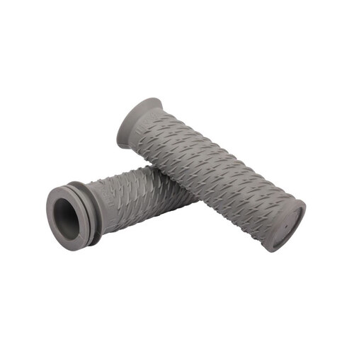 Thrashin Supply TS-TSC-2708-0 Bolt Grips Grey for all Models w/Cable or Throttle By Wire