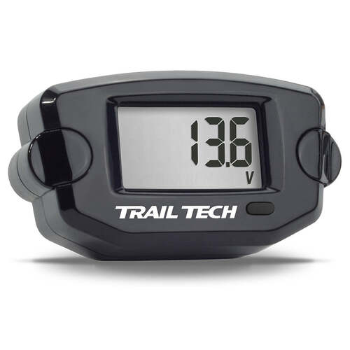Trail Tech TTO Digital Voltage Gauge Black