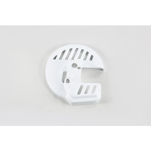 UFO Front Disc Cover White for Honda CR125-500 90-91