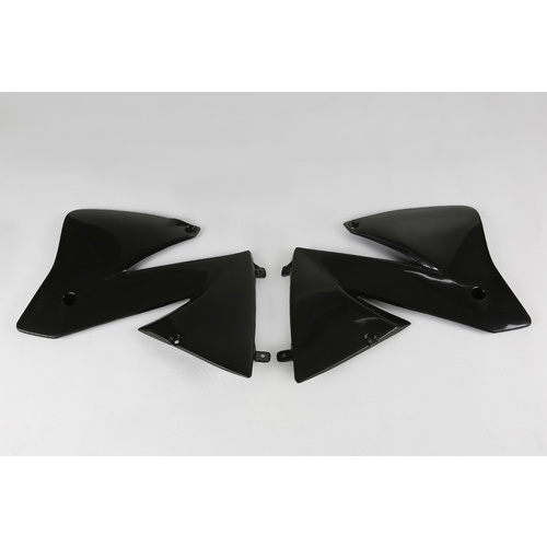 UFO Radiator Shrouds Black for KTM 125/200/300/380/400/520 01-02