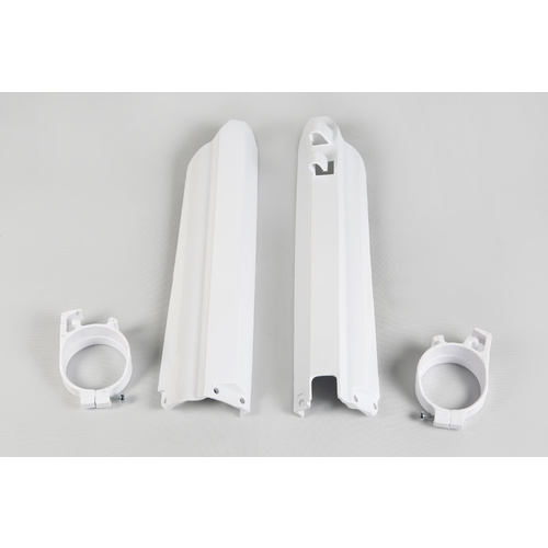 UFO Fork Slider Protector White for Yamaha YZ 125/250 96-04