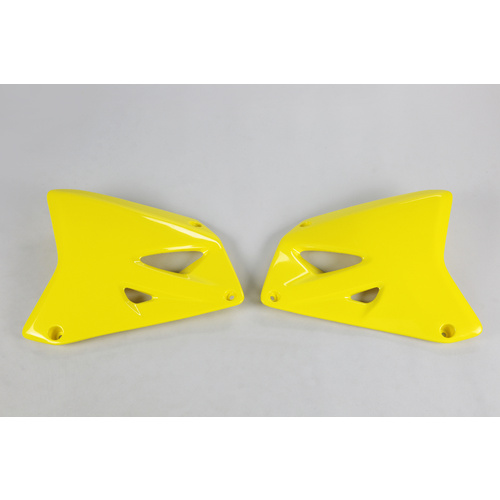UFO Radiator Shrouds Yellow (01-18) for Suzuki RM 125/250 01-20