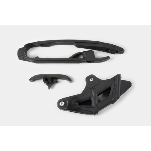 UFO Chain Guide & Swingarm Chain Slider Kit Black for KTM SX/SX-F 16-20 (no SX 250 2016)