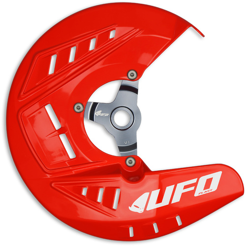 UFO Front Disc Cover Red for Honda CRF125/250/500 00-07/250R-RX 04-19/250X 04-17/ 13-18/CRF450R-RX 02-09/45X 05-16