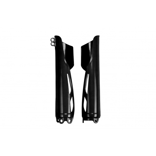 UFO Fork Slider Protectors Black for Honda CRF250R 2022/450R/RX 19-22