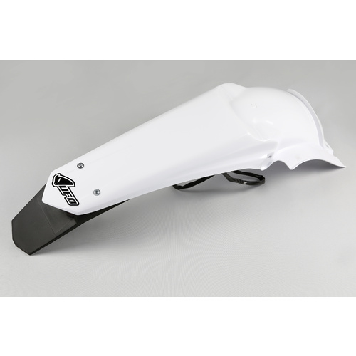 UFO Rear Fender w/LED Tailight White for Yamaha WRF 450 12-15