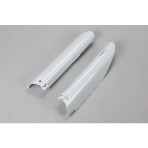 UFO Fork Slider Protector White for Suzuki RM 125/250/RMZ 250/450 07-20