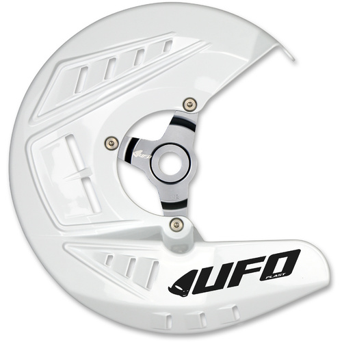 UFO Front Disc Cover White for Suzuki RMZ 250/450 13-20