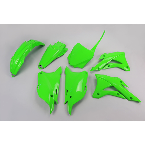 UFO Plastics Kit Green for Kawasaki KX 85 14-20