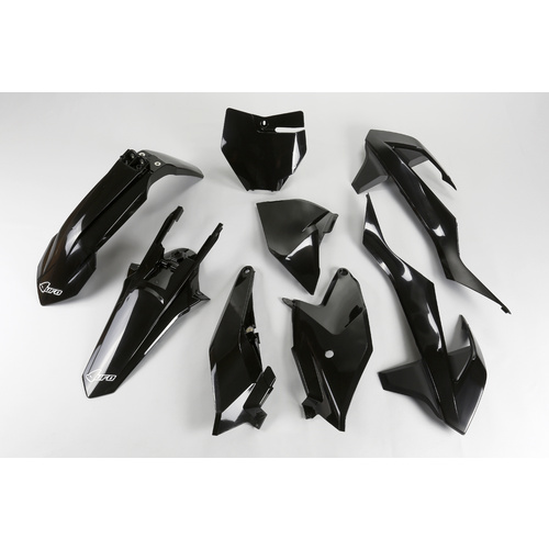 UFO Plastics Kit Black for KTM SX 85 18-20