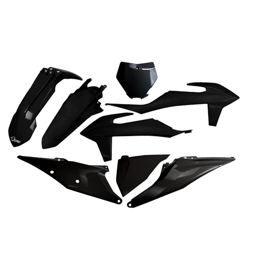 UFO Plastics Kit Black for KTM SX/SX-F 19-20