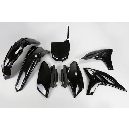 UFO Plastics Kit Black for Yamaha YZF 250 11-12