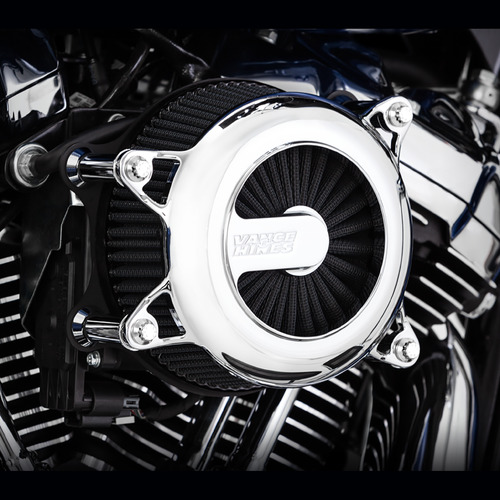 Vance & Hines V70375 VO2 Rogue Air Intake Kit Chrome for Harley-Davidson Touring 08-16
