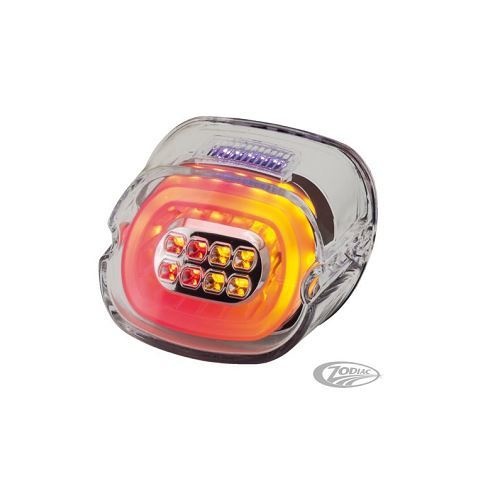 Twin Power Paradox LED Tail Light with Turn Signals Smoke Lens