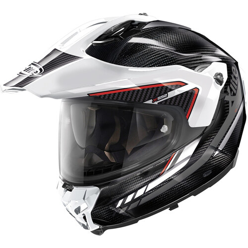 X-Lite X-552 Ultra Carbon Latitude 14 Black/White/Red Helmet [Size:XS]