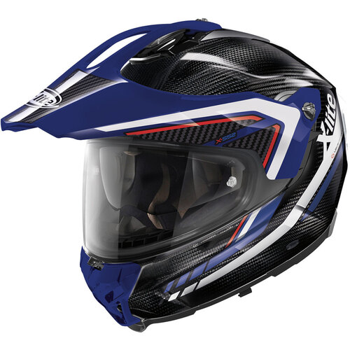 X-Lite X-552 Ultra Carbon Latitude 17 Black/Blue/Red/White Helmet [Size:XS]