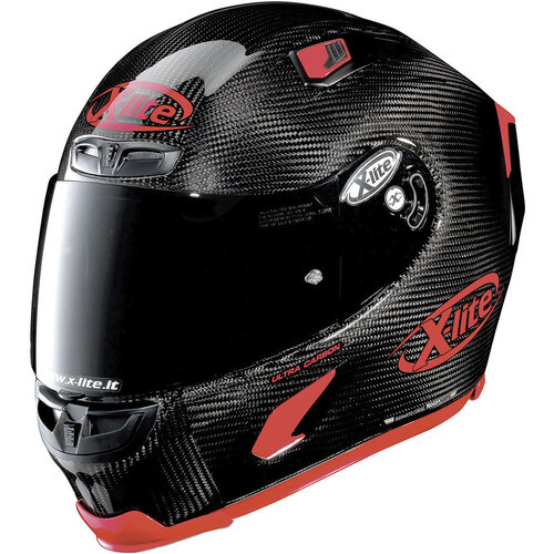 X-Lite X-803 Ultra Carbon Puro Sport Carbon/Red 3 Helmet [Size:XS]
