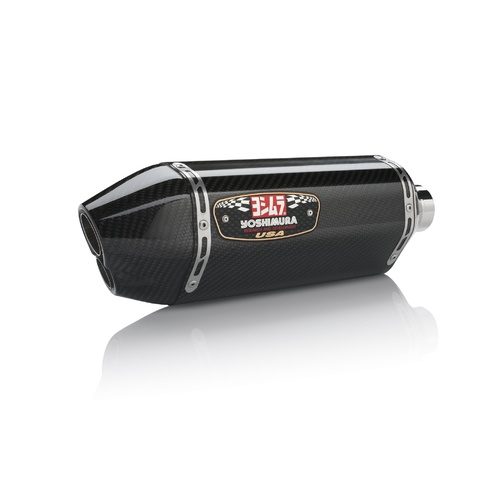 Yoshimura Race Series R-77D Stainless Full Exhaust System w/Carbon Sleeve/Carbon End Cap for Suzuki GSX-R600/750 11-20