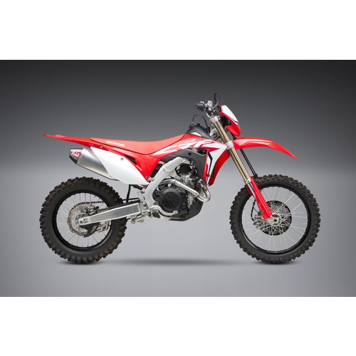 Yoshimura Enduro Series RS-4 Stainless Full Exhaust System w/Aluminum Sleeve/Carbon End Cap for Honda CRF450X 19-20