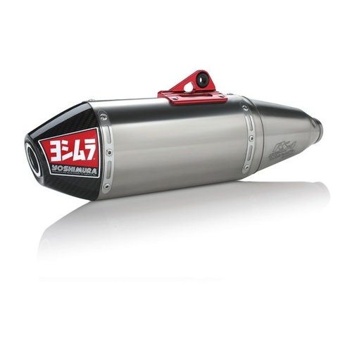 Yoshimura Signature Series RS-4 Titanium Full Exhaust System w/Titanium Sleeve/Carbon End Cap for Kawasaki KX450F 09-15