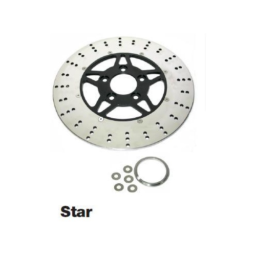 Zodiac Z144828 Chromestar Disc Rotors for Harley 84-Up - CC1I