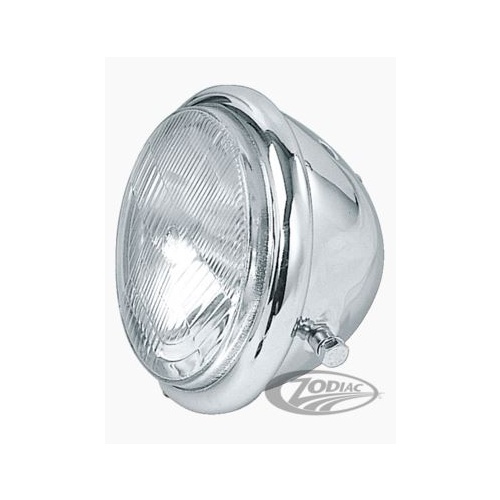 Zodiac Z160288 5-1/2" Headlight Side Mount w/Glass Len/Halogen Bulb