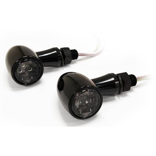 Zodiac Z161185 Mini Paradox LED Indicator/Brake/Tail Light Pair with Smoke Lense E marked