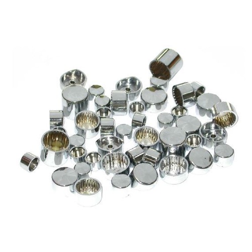 Zodiac Z352046 12 Point Screw Cover Chrome Large 10mm (Wrench Size) (10 Pack) - CC2E